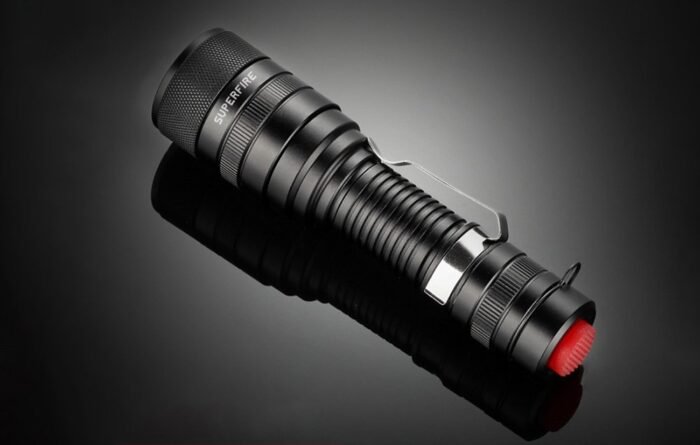 LED žibintuvėlis Superfire F5, 1100lm, USB - Image 3