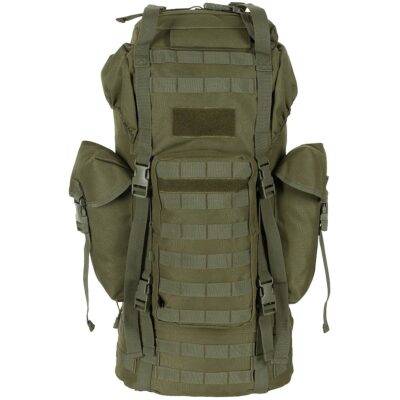 Kuprinė MFH BW Combat „MOLLE“, 65 L, su aliuminio strypu, žalia Kuprinė MFH BW Combat „MOLLE“, 65 L, su aliuminio strypu, žalia