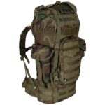 Kuprinė MFH BW Combat „MOLLE“, 65 L, su aliuminio strypu, woodland