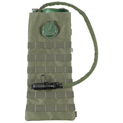 Camelbak tipo gertuvė su „MOLLE” sistema, 2.5L, žalia