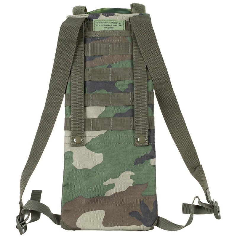 Camelbak tipo gertuvė su „MOLLE” sistema, 2.5L, Woodland
