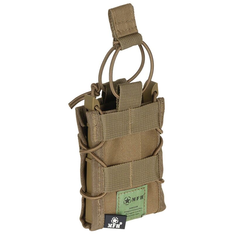 Apkabos dėklas „Bungee Lock”, MFH, rudas