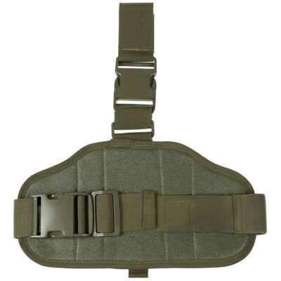 Pistoleto dėklas ant kojos su „MOLLE” sistema, dešininis, žalias Pistoleto dėklas ant kojos su „MOLLE” sistema, dešininis, žalias