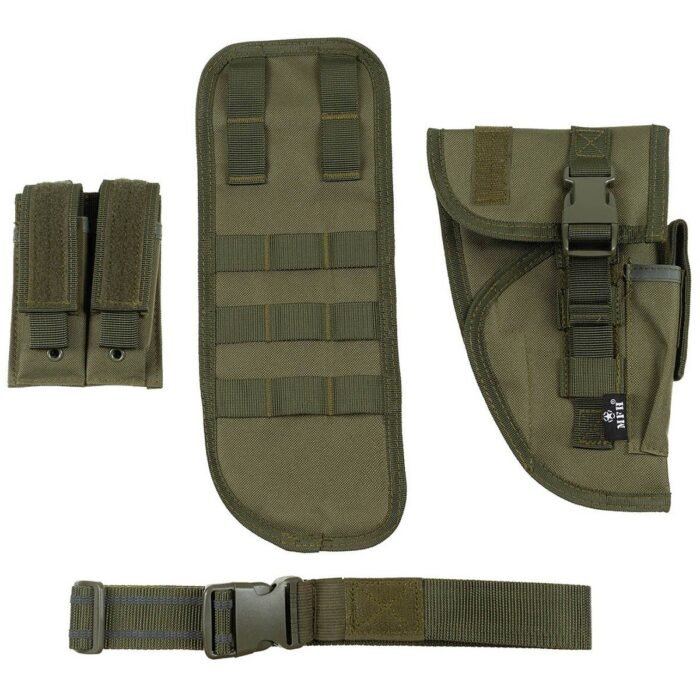 Ginklo dėklas ant kojos Tactical MFH, dešininis, žalias - Image 3