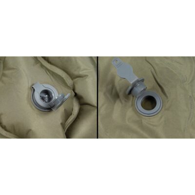 Pripučiamas kilimėlis su atlošu galvai, 190x68x6, žalias