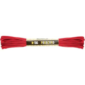 Paracord virvė M-Tac Minicord 15 M, raudona