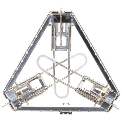Stovas puodui, sulankstomas, reguliuojamo aukščio