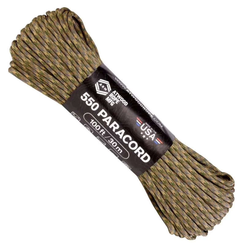 Paracord virvė Atwood Rope MFG 550 30M, Camouflage