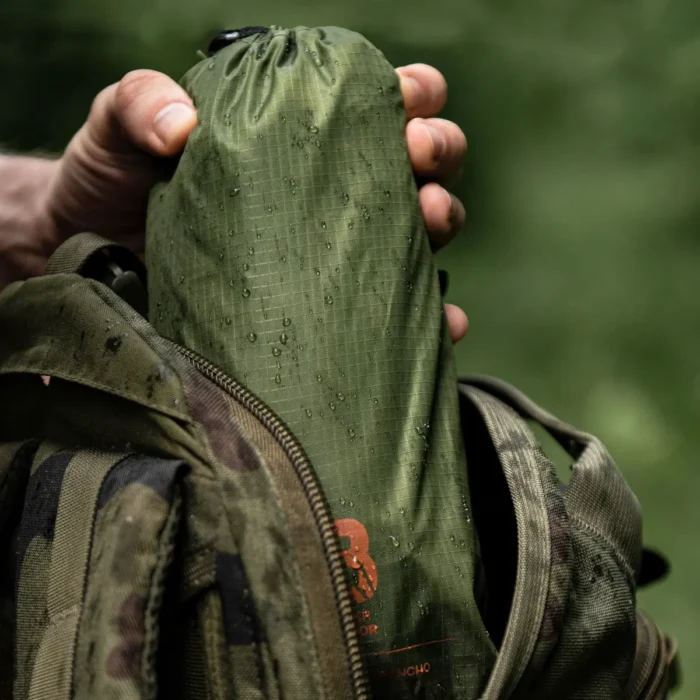 Palapinsiaustė – pončas Badger Outdoor, Ripstop, žalia - Image 8