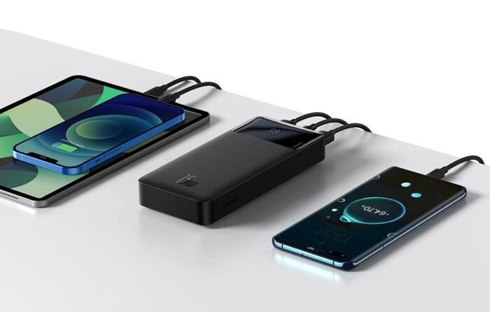 Išorinė baterija Powerbank Baseus Bipow 20000mAh, 2xUSB, USB-C, 15W, juoda - Image 8