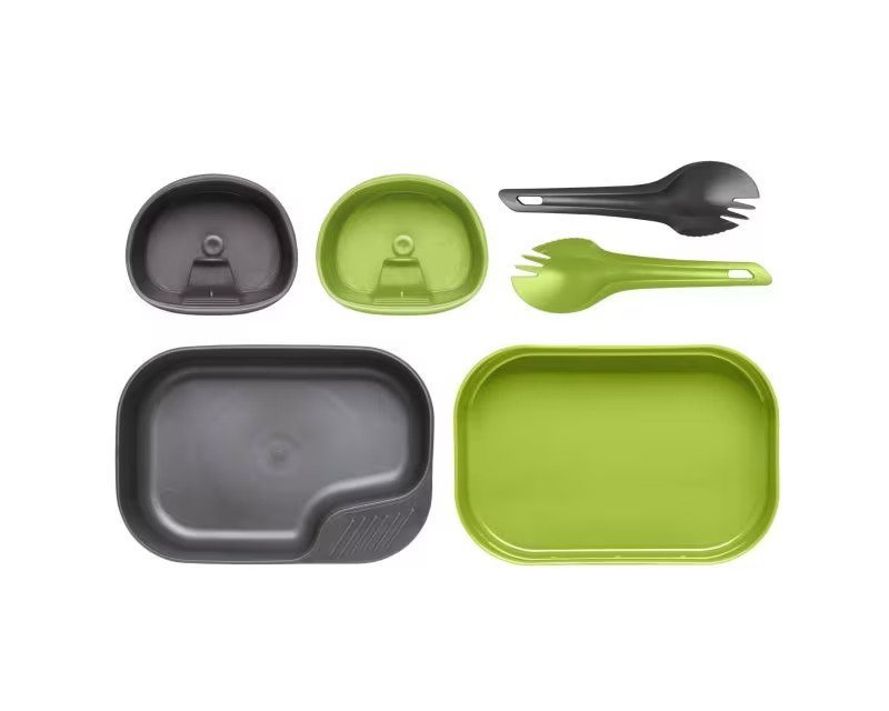 Turistinis indų komplektas WILDO, CAMP-A-BOX DUO Light, Lime/Pilka