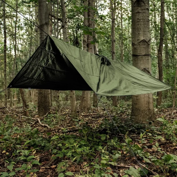 Palapinsiaustė – pončas Badger Outdoor, Ripstop, žalia - Image 9