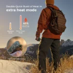 Rankų šildytuvas Powerbank Ocoopa UT4 Extreme 10000mAh, USB-C, juodas - Image 5