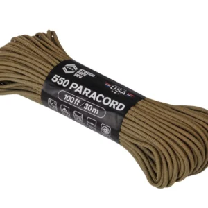 Paracord virvė Atwood Rope MFG 550 30M, Coyote