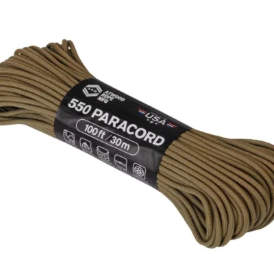 Paracord virvė Atwood Rope MFG 550 30M, Coyote