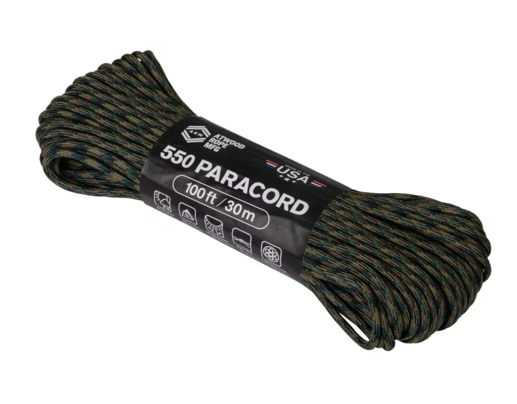 Paracord virvė Atwood Rope MFG 550 30M, Woodland