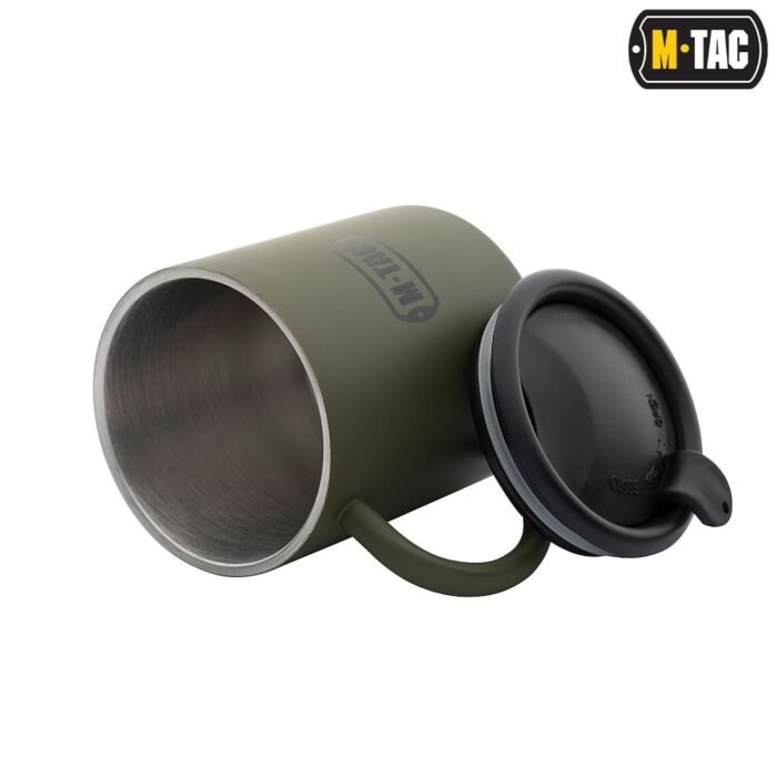 Puodelis su dangteliu M-Tac 280ml, žalias - Image 3