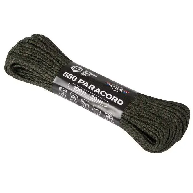 Paracord virvė Atwood Rope MFG 550 30M, Covert