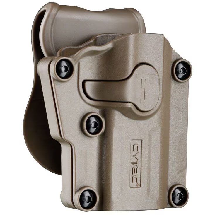 Universalus pistoleto dėklas Cytac Mega-Fit Paddle, rudas