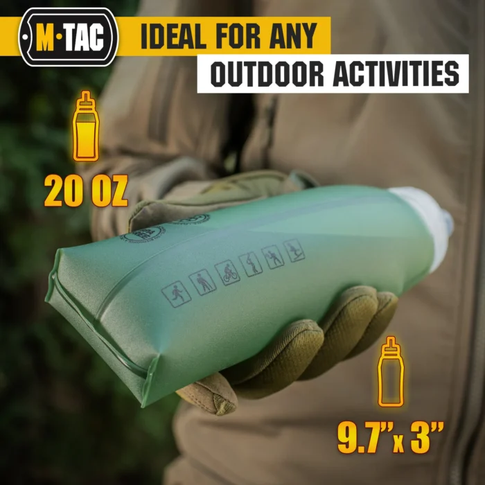 Sulankstomas vandens butelis M-Tac 600ml - Image 8