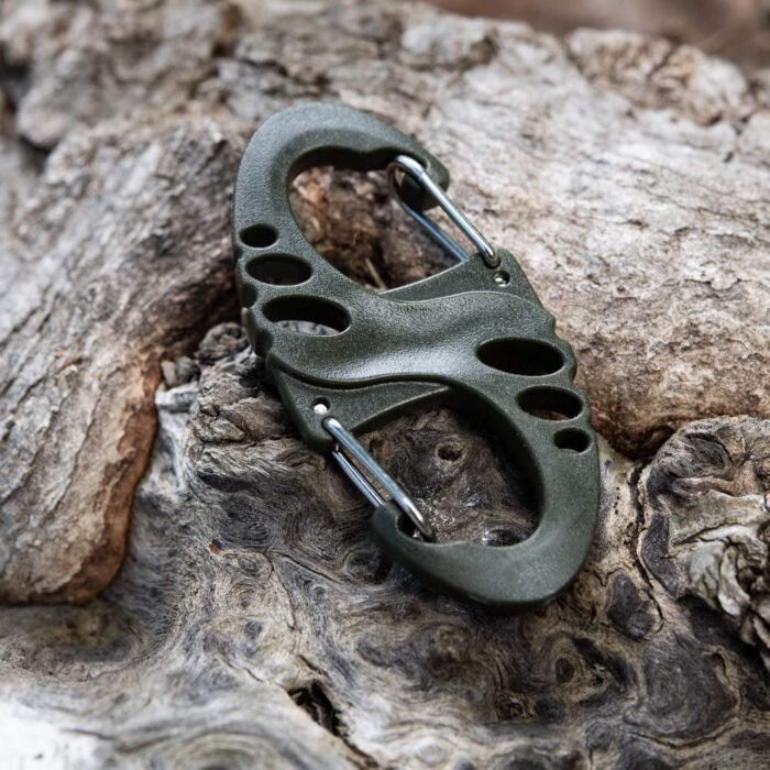 Plastikinis M-Tac S-Hook karabinas, žalias - Image 4