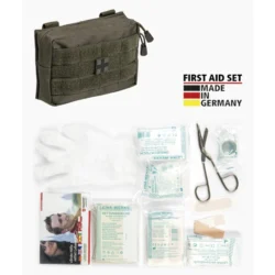 Pirmosios pagalbos rinkinys LEINA Small, 25 dalių, Mil-Tec, žalias