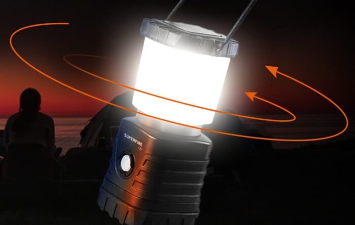 Turistinis žibintas Superfire T30, 600lm, USB - Image 5
