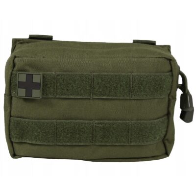 Pirmosios pagalbos rinkinys LEINA Small, 25 dalių, Mil-Tec, žalias