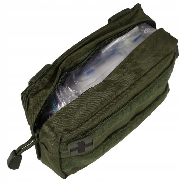 Pirmosios pagalbos rinkinys LEINA Small, 25 dalių, Mil-Tec, žalias - Image 4