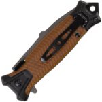 Atlenkiamas peilis Snake, rudas - Image 3