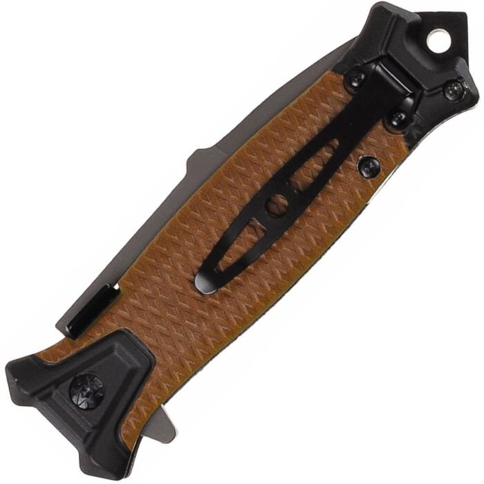 Atlenkiamas peilis Snake, rudas - Image 3