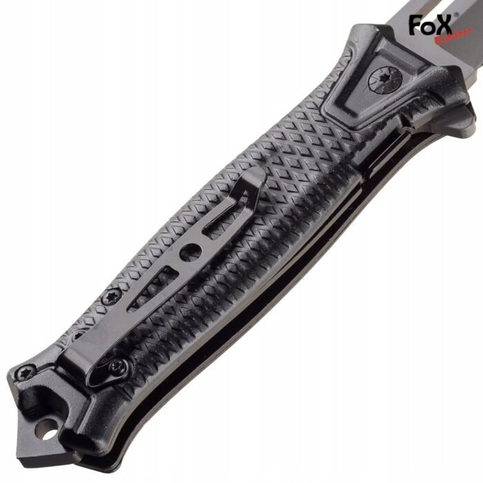 Atlenkiamas peilis Snake, juodas - Image 15