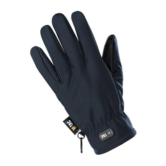 Žieminės pirštinės M-Tac Soft Shell Thinsulate, Dark Navy Blue - Image 3
