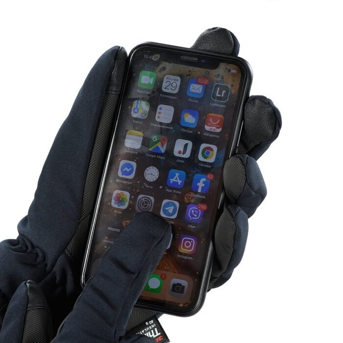 Žieminės pirštinės M-Tac Soft Shell Thinsulate, Dark Navy Blue - Image 6