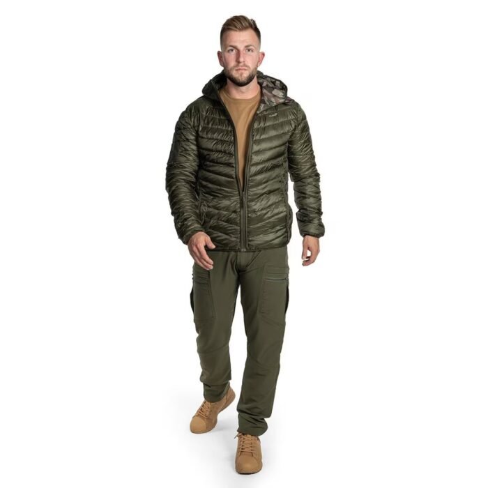 Dvipusė striukė Texar Reverse, žalia/camo - Image 5