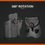 Universalus pistoleto dėklas Cytac Mega-Fit Gen.2 Paddle, juodas - Image 8