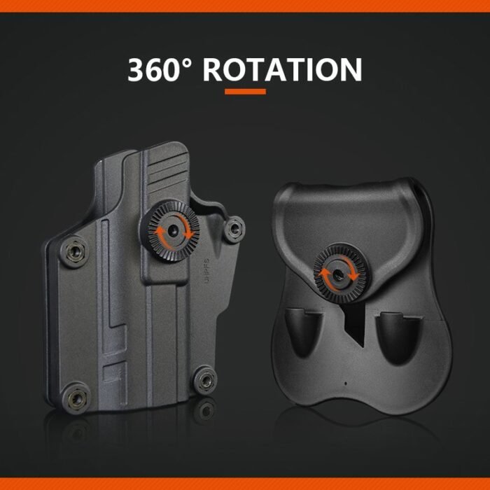 Universalus pistoleto dėklas Cytac Mega-Fit Gen.2 Paddle, juodas - Image 8