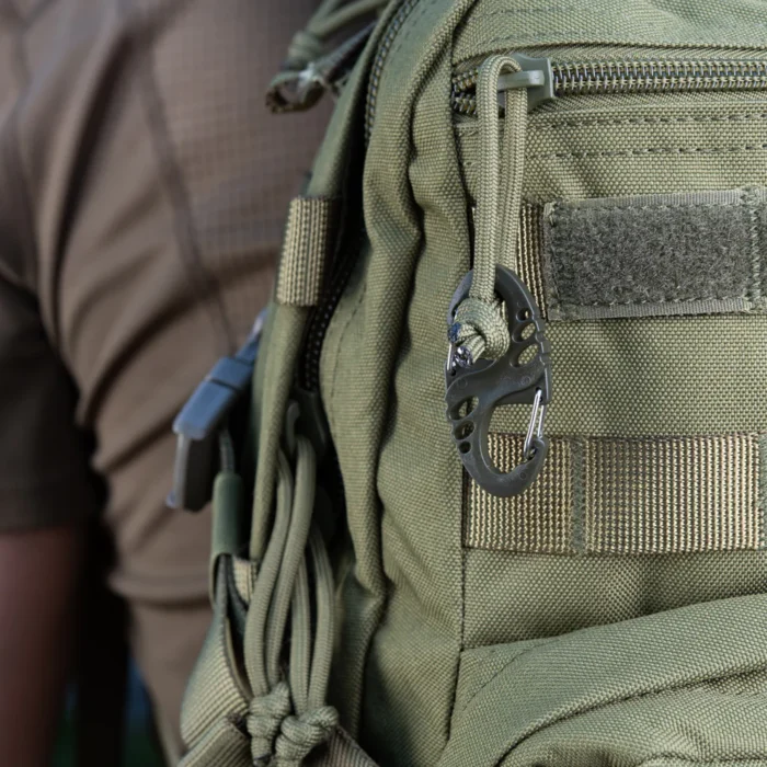 Plastikinis M-Tac S-Hook karabinas, žalias - Image 3