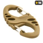Plastikinis M-Tac S-Hook karabinas, rudas