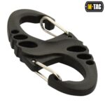 Plastikinis M-Tac S-Hook karabinas, juodas