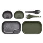 Turistinis indų komplektas WILDO, CAMP-A-BOX DUO Light, žalia/pilka