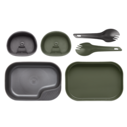 Turistinis indų komplektas WILDO, CAMP-A-BOX DUO Light, žalia/pilka