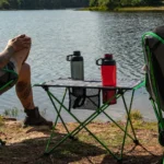 Sulankstomas stovyklavimo stalas Highlander Outdoor Ayr, žalia/pilka - Image 6