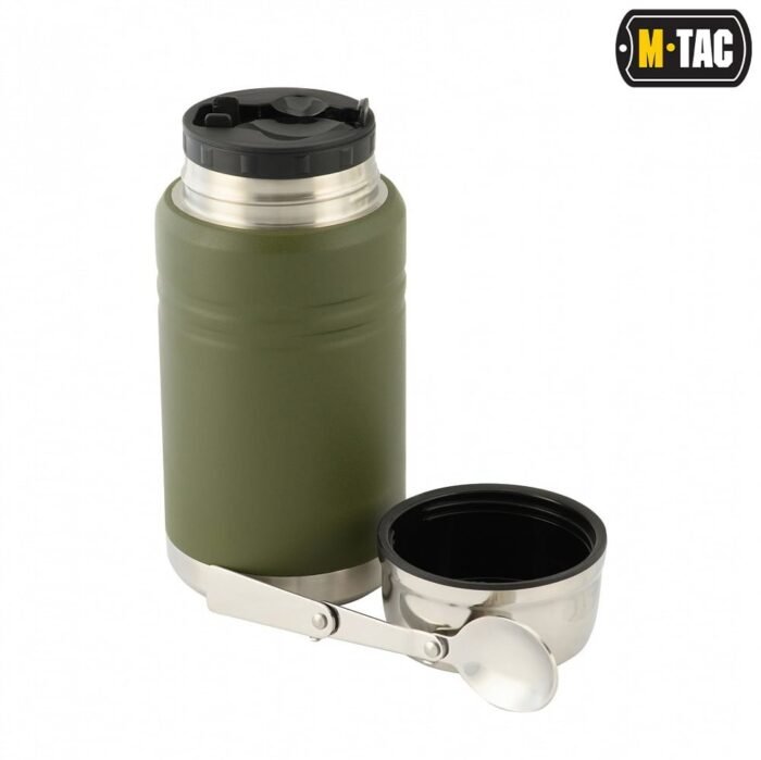 Termosas su sulankstomu šaukštu M-Tac 750ml, žalias - Image 2
