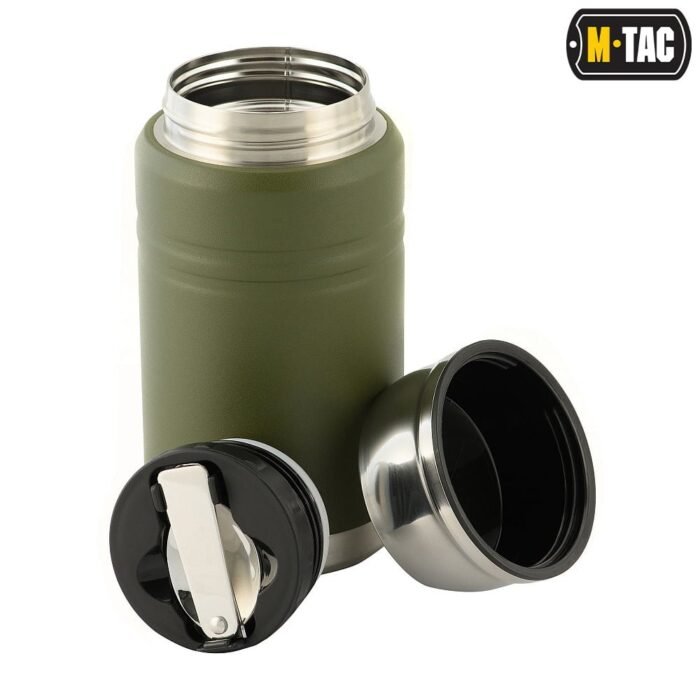 Termosas su sulankstomu šaukštu M-Tac 750ml, žalias - Image 3