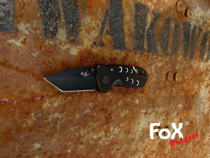Kišeninis peilis Jack Knife su metaline rankena, juodas - Image 9