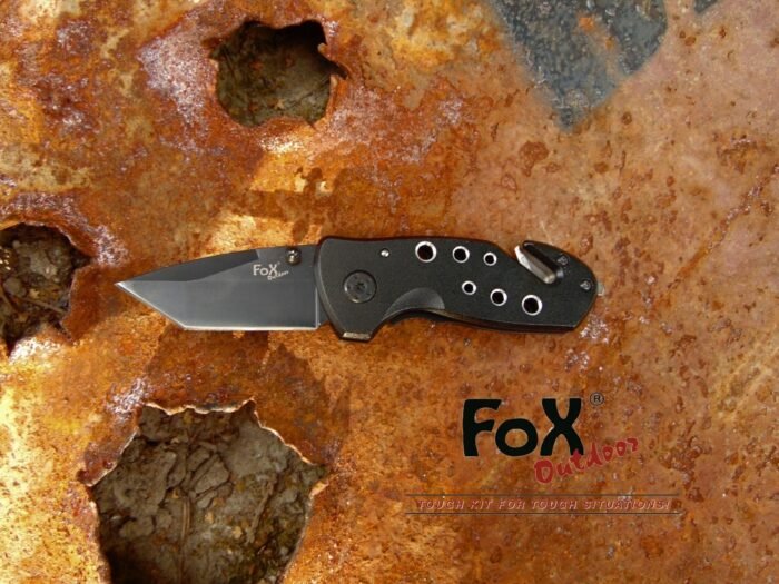 Kišeninis peilis Jack Knife su metaline rankena, juodas - Image 8