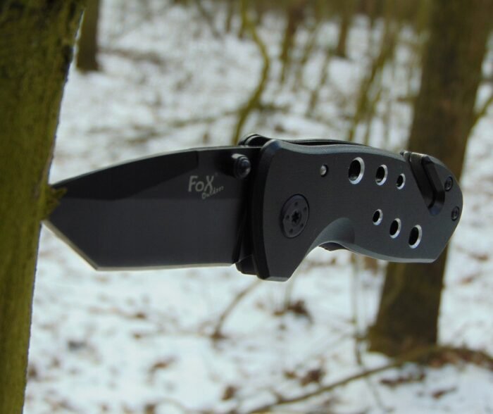 Kišeninis peilis Jack Knife su metaline rankena, juodas - Image 5