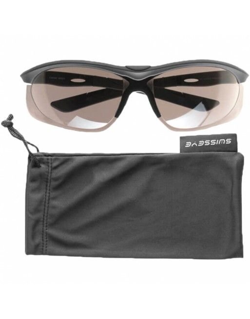 Taktiniai akiniai SWISS EYE® LANCER, juodi Taktiniai akiniai SWISS EYE® LANCER, juodi