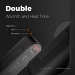 Rankų šildytuvas Powerbank Ocoopa UT2s 2x5000mAh, USB-C, pilkas - Image 4